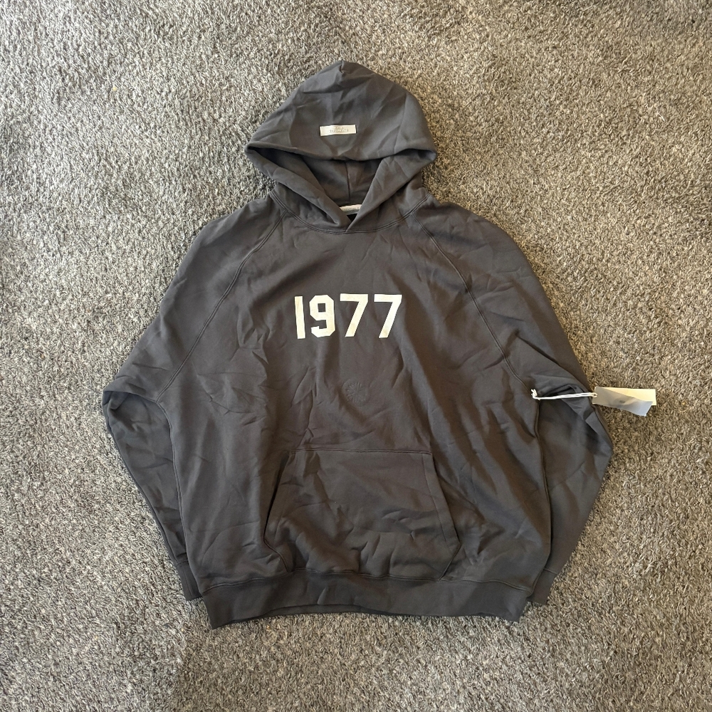 Fear of God Essentials Essentials 1977 Hoodie 'Iron'